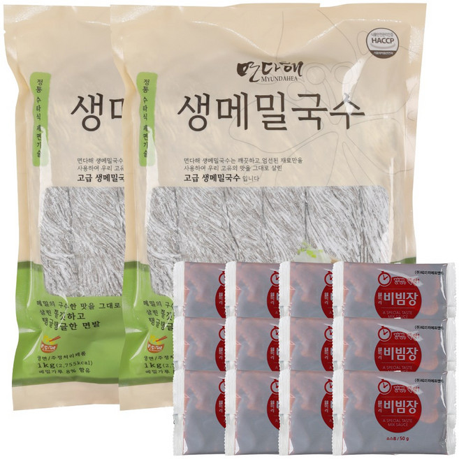 소소락 메밀비빔국수 12인분, 2세트