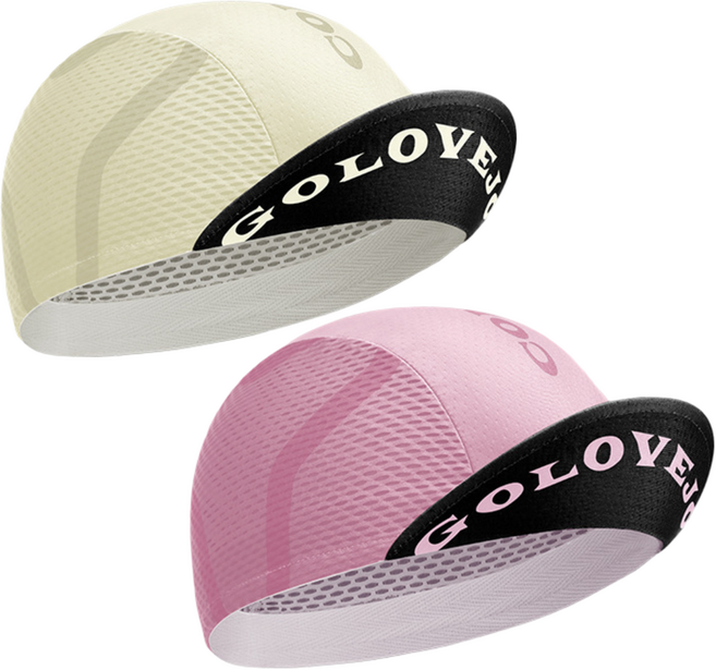 1+1앤드쿨 에어쉴드 자전거모자 라이딩 쪽모자, 옐로우+핑크, 1개