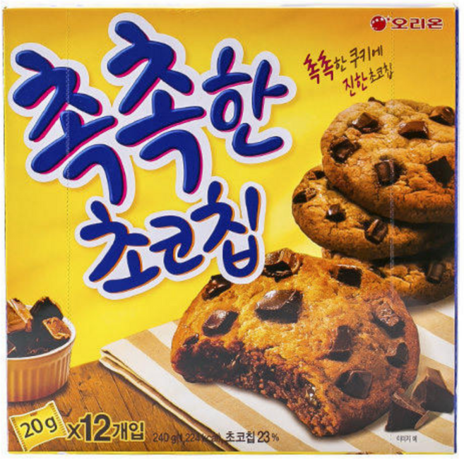 오리온 촉촉한 초코칩, 240g, 1개