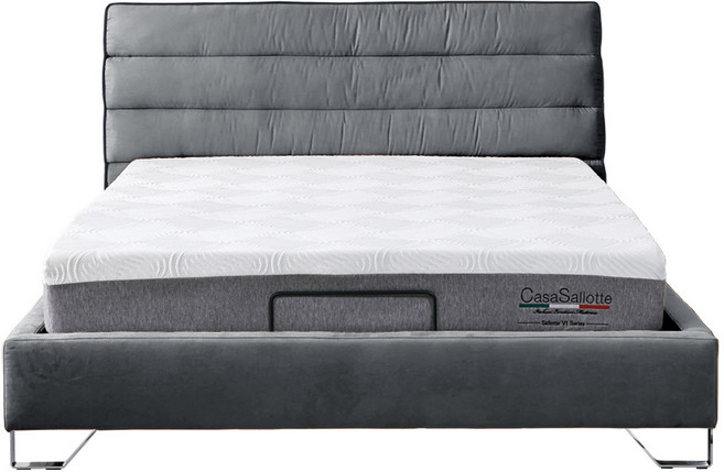 [까사살로티] 모션베드 카멜레온 퀸(Q) 매트포함 풀세트, 딤그레이