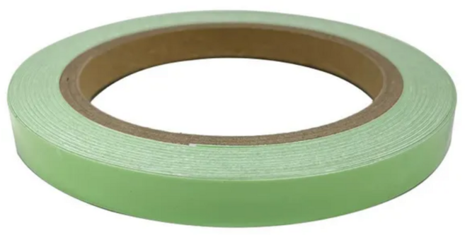 소유 축광 야광 테이프 형광 녹색 10M 규격별 갑오징어 쭈꾸미 에기 야간 낚시, 1개