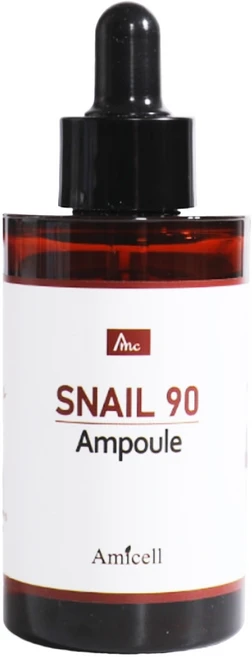 아미셀 스네일 뮤신 90 앰플 달팽이 미백 수분 에센스 영양 피부진정 탄력강화, 1개, 50g - 쿠팡