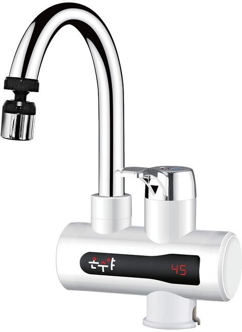 전기 순간온수기 싱크대 세면대 화장실 가정용 사무실 미니 소형 온수기, 싱크대용_가로형