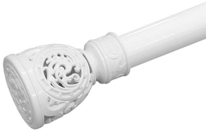 한국레일갤럭시 35mm 로얄 커튼봉 커텐봉, 화이트