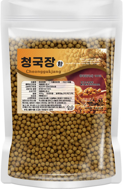 청국장환 실속형 청국장 100% 국산, 5개, 300g