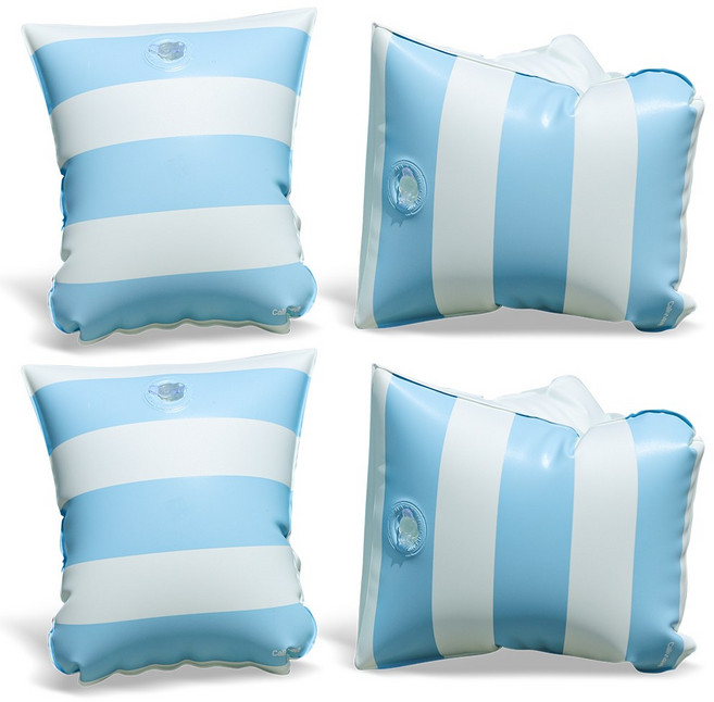 캘리웨이브 암튜브 1+1 팔튜브 암링 물놀이 튜브 성인팔튜브 성인암링 키즈암튜브 성인 남자 어린이 암튜브, 1세트, ST블루 2P+ST블루 2P