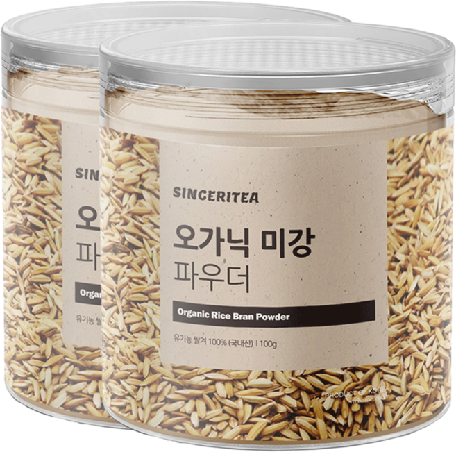 신서리티 유기농 미강가루 100g, 2개