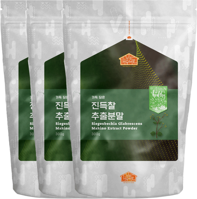 건강한우리집비옴 진득찰 추출 분말, 3개, 300g