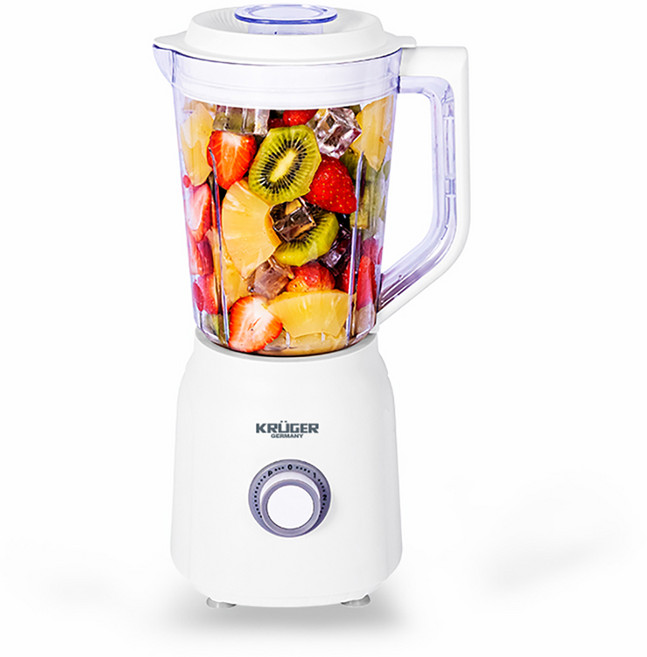 크루거 대용량 멀티 블랜더 믹서기 1L 500W, 화이트_1L 500W