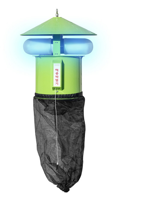 국산 야외용 LED램프 포충기 해충퇴치기 실외 축사 농장 전원주택 모기 날파리 나방 벌레 포집기 과수원, 야외용 포충기 대(200평형)_그린