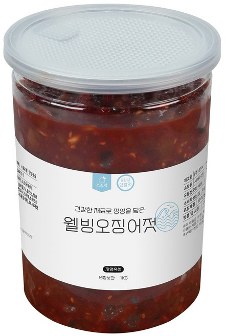 소소락 강경젓갈 비빔오징어젓 1kg. 자연숙성, 1kg, 1개