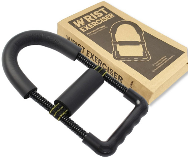리스트컬 팔씨름 운동 기구 손목 강화 전완근 근력 두꺼운 팔뚝, 블랙, 1개