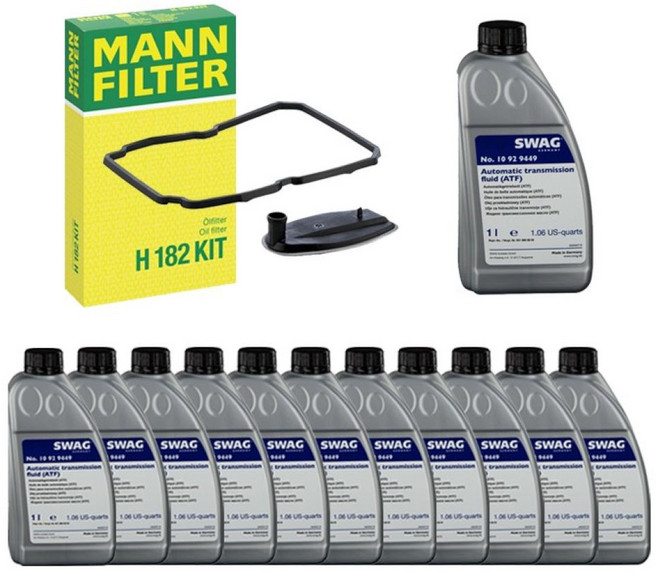 코란도 투리스모 벤츠 5단미션 오일필터 세트 (미션오일+ 미션필터), 1세트, 순환식방식 (미션오일12리터 + 필터)