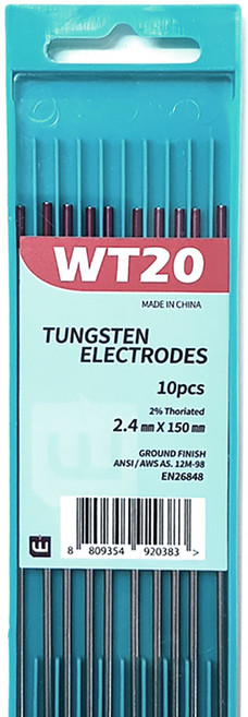 위더스 텅스텐봉 WT20 적색 토륨, 10개, 2.4mm