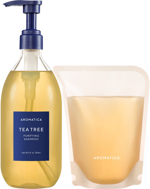 아로마티카 티트리 퓨리파잉 샴푸 750ml+리필500ml