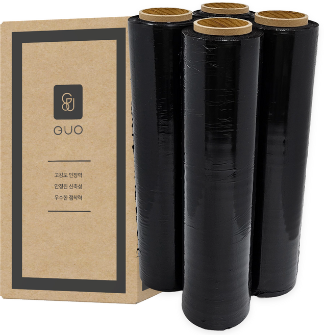 포장용 흑랩 차광랩 대용량 4롤, 1박스