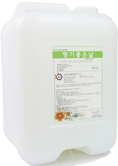 향기좋은날 탈취제 18리터(모과) 대용량 리필 실내 18L 공기탈취제 섬유탈취제, 1개