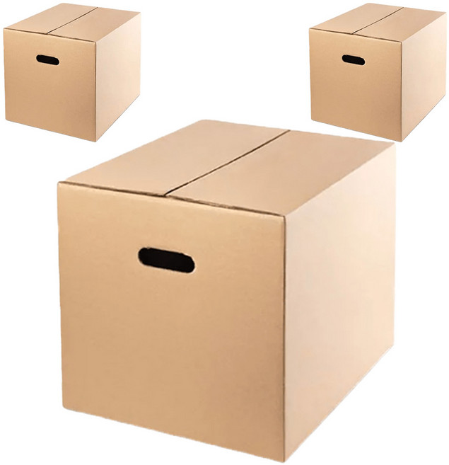 바론포장 튼튼한 택배박스 특대형 소형 무지 우체국 이사 포장 종이 박스, 이사 5호, 3개