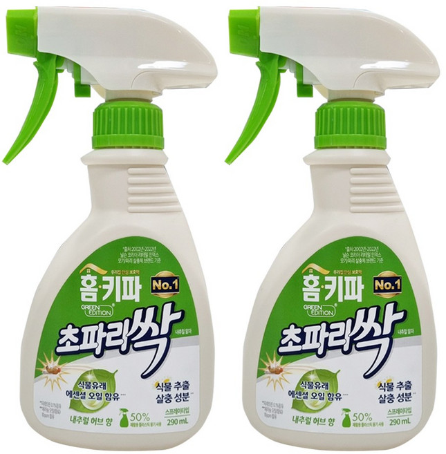 홈키파 초파리싹 내츄럴 알파, 290ml, 2개