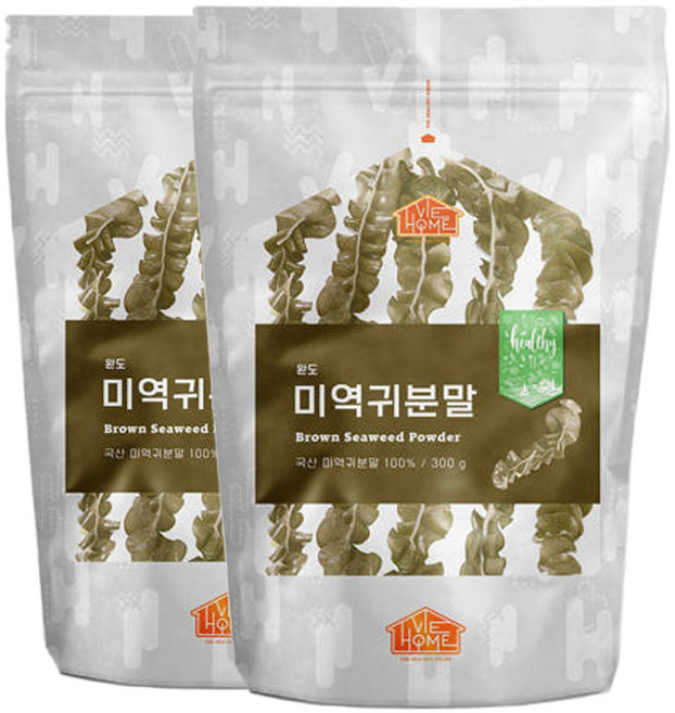 건강한우리집비옴 완도 미역귀 분말 300g, 2개