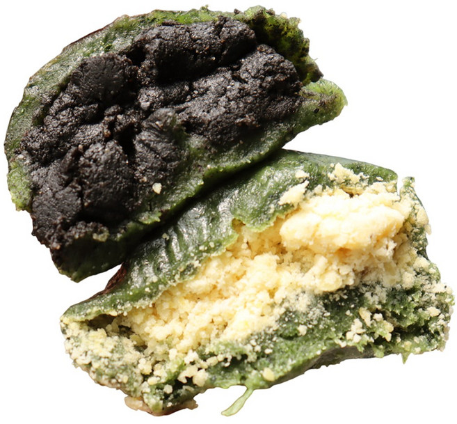 진도 해풍 쑥 녹두 흑임자 송편 1kg 1box, 1박스