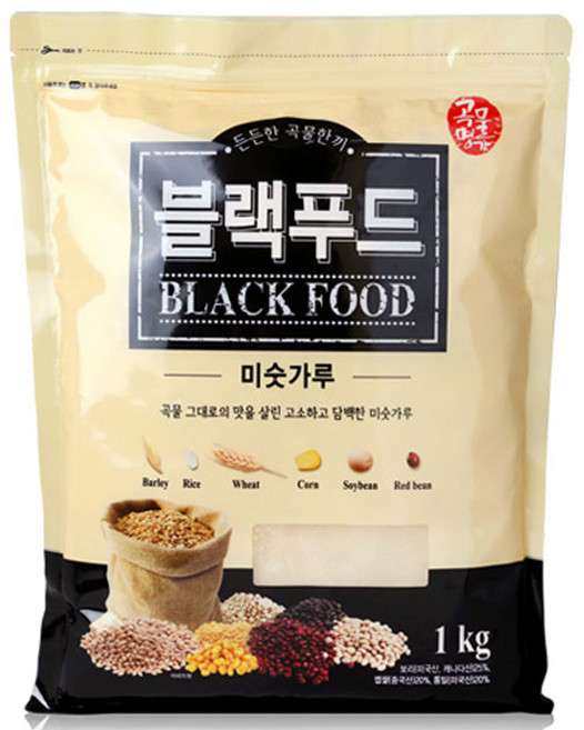 곡물명가 블랙푸드 미숫가루 1kg, 2개