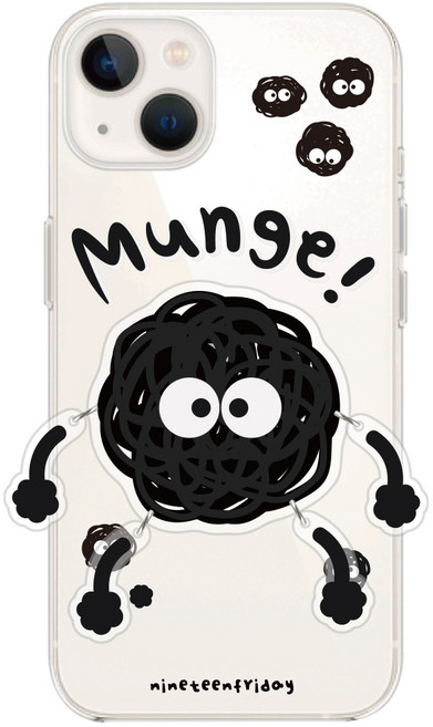 귀여운 먼지 캐릭터 맥세이프 그립톡 스마트톡 투명 젤리 케이스