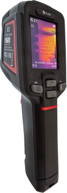 열화상카메라 엔에스아이알 E1 열감지카메라 누수탐지기 한국어지원 한글설명서 국내 AS, 1개