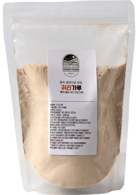 그레인팜 귀리가루 국산 귀리100% 72시간 정성 쪄서 볶은, 1개, 500g