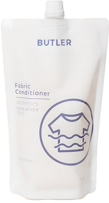 버틀러 프로바이오틱스 리필 섬유유연제 듀드랍향, 500ml, 1개