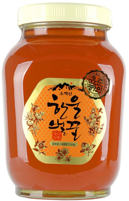 한울벌꿀 국내산 잡화꿀 2.4kg 사양벌꿀 선물포장, 1개, 기본포장