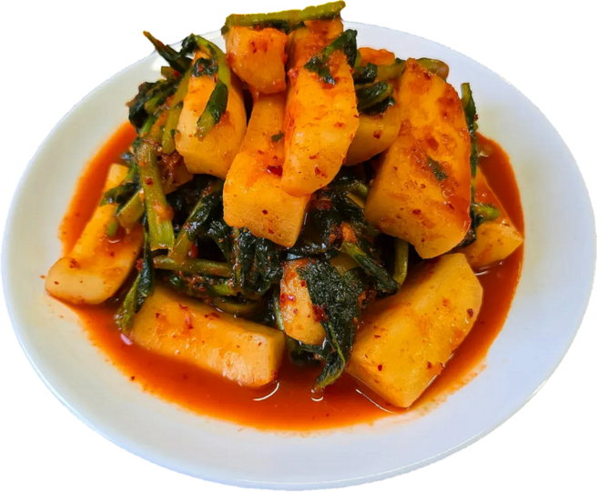 [아리푸드] 밥상 위 감칠맛 식감이 살아있는 수제 총각김치, 5kg, 1개