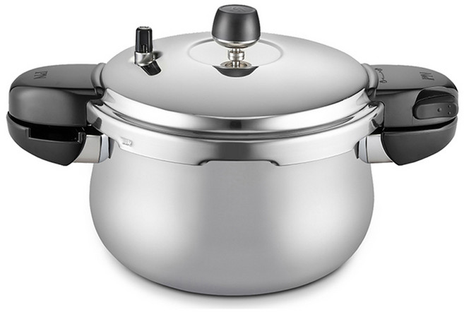 PN 풍년압력밥솥 스테인레스 압력솥 하이클래드 IH 인덕션 겸용 국내산 10인용, 1개, 실버, 6L