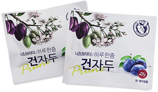 너츠브라더 하루한줌 건자두, 25g, 40개