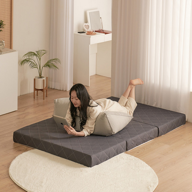 동서가구 뉴이지 3단 접이식 토퍼 매트리스 DF645746