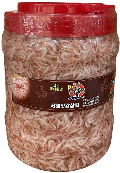 소소락 국내산 강경 새우젓 추젓 3kg. 신안천일염 염장 자연숙성., 1개, 3kg