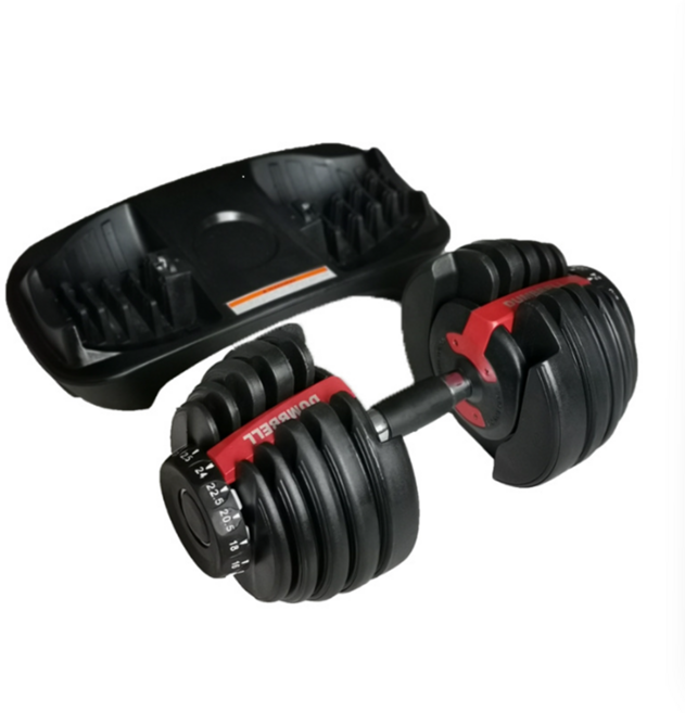 TANI 다이얼 15단 무게조절 덤벨 24KG, 1개