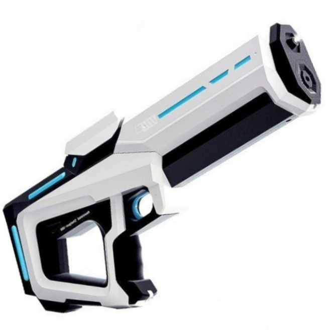 제이엔엠 전동 물총 워터밤 대형 워터건 전자동 자동충전 물놀이, 화이트(고글), 1개