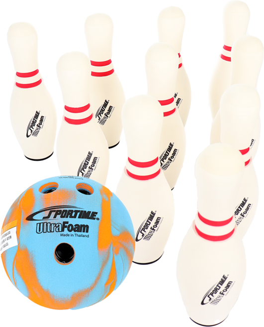 울트라폼볼링볼 + 볼링핀 세트 (볼링공 볼링핀10개 보관용가방 포함), 볼링볼 + 볼링핀(레귤러), 1개, 화이트
