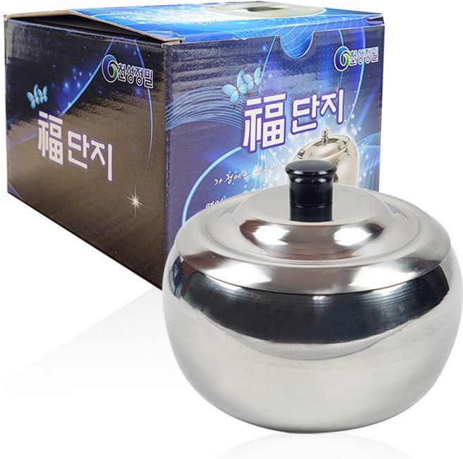 복단지 장식용 미니요강 고급스텐레스 복요강 혼수용, 복단지(장식용 미니요강), 1개