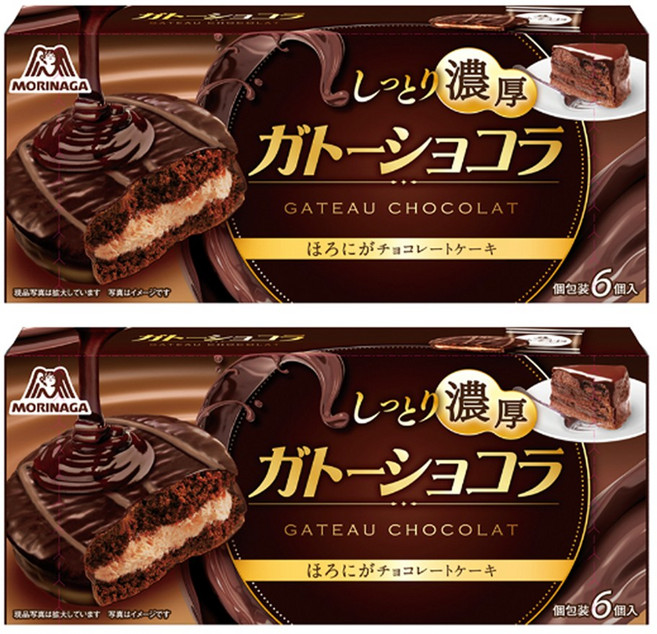 모리나가 가토쇼콜라186g 2개 초코파이 케익 어린이간식, 186g