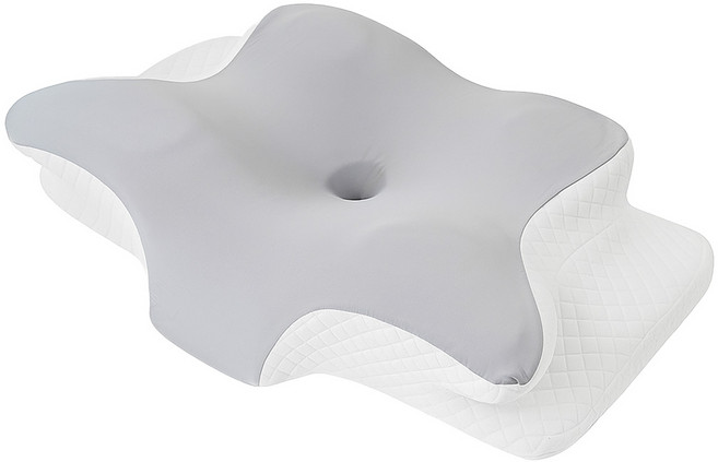 바로핏 메모리폼 경추 베개 멜로필로우, 그레이, 1개