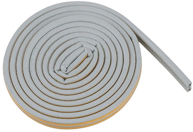 바이트 문 틈새막이 D형, 그레이, 1개