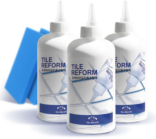 두꺼비 타일줄눈 보수제 백색 대용량 300g 바닥 벽 줄눈셀프시공, 3개