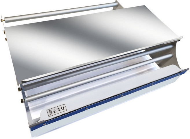 고용량랩포장기 40cm 800M 비전기 랩외장형 랩커터기 국산, 1개, - 랩 외장형