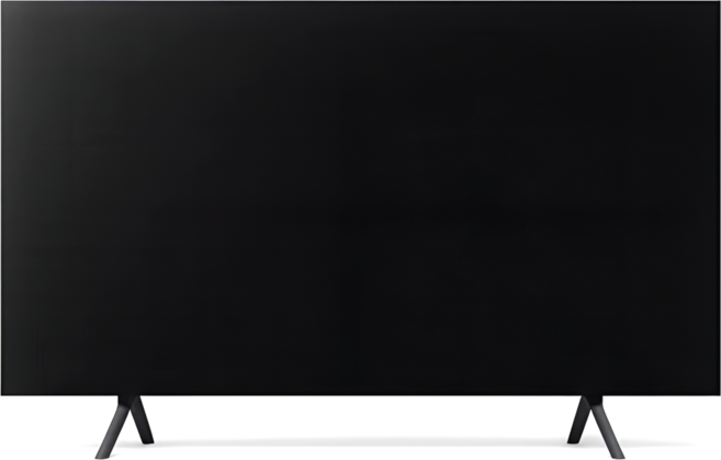 르브아 TV 커버 고탄력 고무 밴드 티비 가리개 55인치 65인치 75인치, 블랙