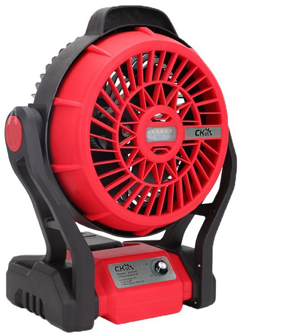 [국내출고] 무선 선풍기 마끼다배터리 호환 KC인증 무선의 편리함 작업용 선풍기, 본품+배터리없음