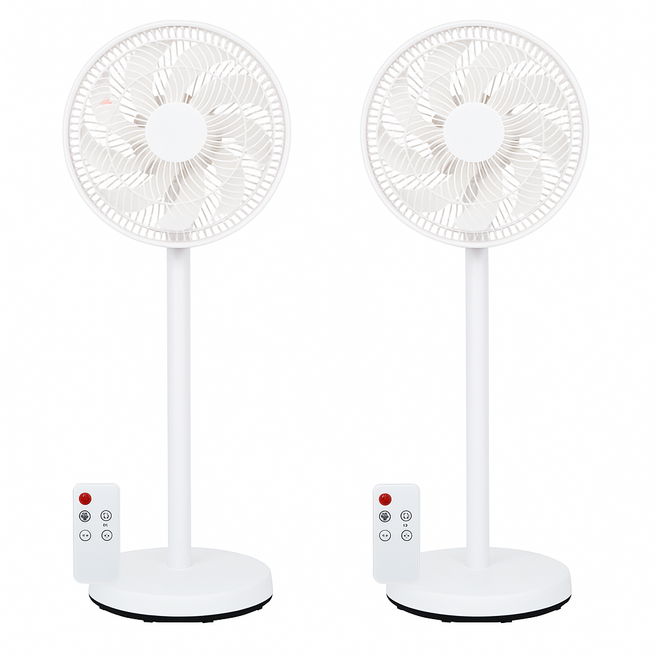 화이트 리모컨 써큘레이터 스탠드 공기순환 에어 서큘레이터 선풍기 1+1, 1+1특가