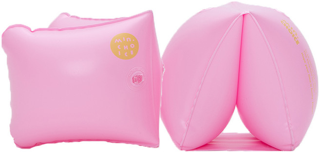 에센셜 스윔 암튜브 팔튜브 어린이 공용 감성 물놀이 암링v2, 2P_버블핑크, 1개