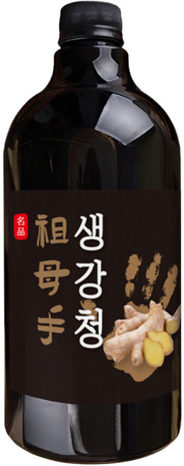 국내산 수제 생강청 1L 고농축 진한 생강원액 생강차, 1개, 1개입, 1000ml